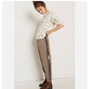 Anthro houndstooth sweatpant